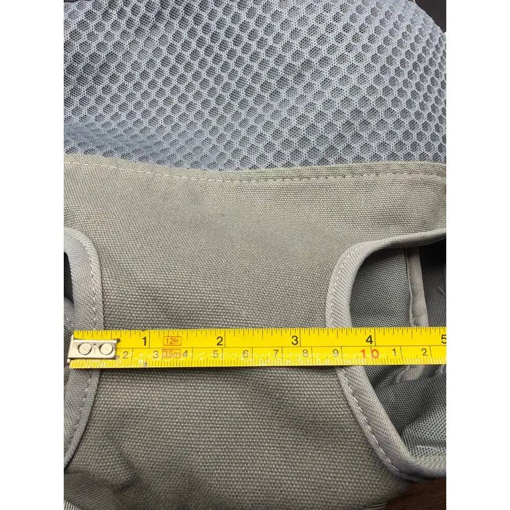 Doglemi Dog Carrier Backpack Gray Mesh Pet Travel Backpack Medium NWOT